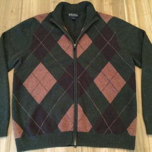 Brooks Brothers Mens Scottish Lambswool Sweater L